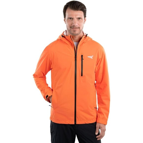 HydroArmor Lightweight Rain Jacket 2.5-Layer Waterproof Fishing Hiking Rain Sui